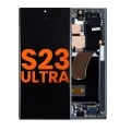 OLED Assembly With Frame Compatible For Samsung Galaxy S23 Ultra 5G (US & International) (Blemish: Grade B) (Phantom Black)