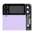 Outer OLED Assembly Compatible For Samsung Galaxy Z Flip 4 5G (US & International) (Service Pack) (Bora Purple)