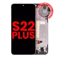OLED Assembly With Frame Compatible For Samsung Galaxy S22 Plus 5G (US & International Version) (Aftermarket Plus) (Pink Gold / Violet)