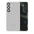 Back Cover Glass With Camera Lens Compatible For Samsung Galaxy S24 Plus (Service Pack) (Marble Gray)