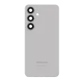 Back Cover Glass With Camera Lens Compatible For Samsung Galaxy S24 Plus (Service Pack) (Marble Gray)