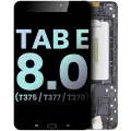 LCD Assembly With Frame Compatible For Samsung Galaxy Tab E 8.0" (2016) (T375 / T377 / T378) (Service Pack) (Black)