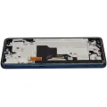 OLED Assembly With Frame Compatible For Motorola Moto G Stylus 5G (XT2517-3 / 2025) (Refurbished)  / Motorola Moto Edge 60 Stylus (XT2517-4 / 2025) (Pantone Gibraltar sea)
