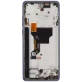 OLED Assembly With Frame Compatible For Motorola Moto G Stylus 5G (XT2517-3 / 2025) (Refurbished) / Motorola Moto Edge 60 Stylus (XT2517-4 / 2025) (Pantone Surf the Web)