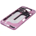 Mid-Frame Housing With Power And Volume Button Compatible For iPhone 16 Plus (International Version) (Used OEM Pull: Grade A) (Pink)