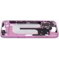 Mid-Frame Housing With Power And Volume Button Compatible For iPhone 16 Plus (International Version) (Used OEM Pull: Grade A) (Pink)
