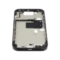 Mid-Frame Housing With Power And Volume Button Compatible For iPhone 16 Pro (International Version) (Used OEM Pull: Grade A) (Black Titanium)