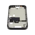 Mid-Frame Housing With Power And Volume Button Compatible For iPhone 16 Pro (International Version) (Used OEM Pull: Grade A) (Black Titanium)