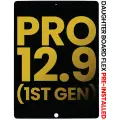 LCD Assembly With Digitizer & Daughter Board Flex Pre-Installed Compatible For iPad Pro 12.9" 1st Gen (2015) (Premium) (Black)