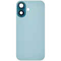 Back Glass w/ MagSafe Magnet For iPhone 16 (Aftermarket) (Teal) (No Logo)