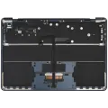 Top Case Assembly With Battery And Keyboard Compatible For MacBook Air 13" (A3113 / Mid 2024) (Midnight) (US Keyboard)
