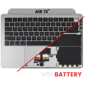 Top Case Assembly With Battery And Keyboard Compatible For MacBook Air 13" (A3113 / Mid 2024) (Space Gray) (US Keyboard)