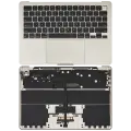 Top Case Assembly With Battery And Keyboard Compatible For MacBook Air 13" (A3113 / Mid 2024) (Starlight) (US Keyboard)