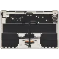 Top Case Assembly With Battery And Keyboard Compatible For MacBook Air 15" (A3114 / Mid 2024) (Starlight) (US Keyboard)