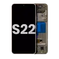 OLED Assembly With Frame Compatible For Samsung Galaxy S22 5G (Used OEM Pull: Grade B/C) (Violet)