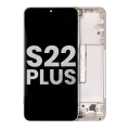 OLED Assembly With Frame Compatible For Samsung Galaxy S22 Plus 5G (Used OEM Pull: Grade B/C) (Pink Gold)