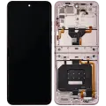OLED Assembly With Frame Compatible For Motorola Razr 2025 / Razr 60 (XT2553 / 2025) (Refurbished) (Parfait Pink)