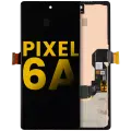 OLED Assembly With Frame (With Finger Print Sensor) Compatible For Google Pixel 6A (Refurbished) (All Colors)