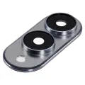 Back Camera Lens With Cover Bezel Ring Compatible For Samsung Galaxy S25 Edge (S937) (Titanium Silver)