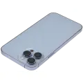 Back Housing W/ Small Components Pre-Installed Compatible For iPhone 13 Pro Max (International Version) (Used OEM Pull: Grade B) (Sierra Blue)