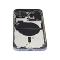 Back Housing W/ Small Components Pre-Installed Compatible For iPhone 13 Pro Max (International Version) (Used OEM Pull: Grade B) (Sierra Blue)