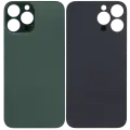 Back Glass With 3M Adhesive Compatible For iPhone 13 Pro Max (No Logo / Large Camera Hole) (Alpine Green)