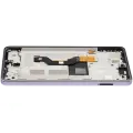 OLED Assembly With Frame Compatible For Motorola Moto G86 / G86 Power 5G (XT2527 / 2025) (Refurbished) (Cosmic Sky)