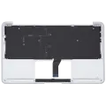 Top Case With Keyboard And Microphone Compatible For MacBook Air 13" (A1466 / Mid 2013 / Early 2014 / Early 2015 / Mid 2017) (US English) (Used OEM Pull: Grade A)