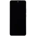 OLED Assembly With Frame Compatible For Xiaomi Redmi Note 13 4G (Aftermarket Plus) (Midnight Black)