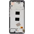 OLED Assembly With Frame Compatible For Xiaomi Redmi Note 13 4G (Aftermarket Plus) (Midnight Black)