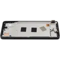 OLED Assembly With Frame Compatible For Xiaomi Redmi Note 13 4G (Aftermarket Plus) (Midnight Black)