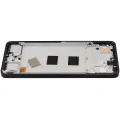 OLED Assembly With Frame Compatible For Xiaomi Redmi Note 13 4G (Aftermarket Plus) (Midnight Black)