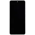 OLED Assembly With Frame Compatible For Xiaomi Redmi Note 13 4G (Aftermarket Plus) (Mint Green)