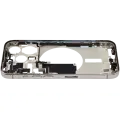 Mid-Frame Housing  W/ Small Parts For iPhone 15 Pro (EU / Global Version) (Used OEM Pull: Grade B) (Natural Titanium)
