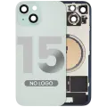 Back Glass w/ MagSafe Magnet For iPhone 15 (Aftermarket) (Green) (No Logo)