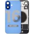 Back Glass w/ MagSafe Magnet For iPhone 16 (Aftermarket) (Ultramarine) (No Logo)