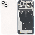 Back Glass With Steel Plate With Wireless NFC & MagSafe Magnet Pre-Installed For iPhone 14 Plus (No Logo) (Starlight)