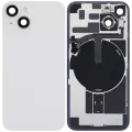 Back Glass With Steel Plate With Wireless NFC & MagSafe Magnet Pre-Installed For iPhone 14 (No Logo) (Starlight)