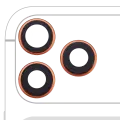 Back Camera Lens With Bracket & Bezel For iPhone 17 Pro/ 17 Pro Max (Premium) (Cosmic Orange)