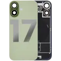 Back Glass w/ MagSafe Magnet & NFC & Flashlight Flex Compatible For iPhone 17 (Used OEM Pull: Grade A) (Sage )
