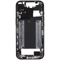 Mid-Frame Housing W/ Charging Port Flex & Small Parts  For iPhone Air (US Version) (Used OEM Pull: Grade A) (Space Black)