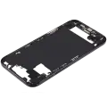Mid-Frame Housing W/ Charging Port Flex & Small Parts  For iPhone Air (US Version) (Used OEM Pull: Grade A) (Space Black)