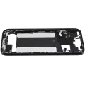 Mid-Frame Housing W/ Charging Port Flex & Small Parts  For iPhone Air (US Version) (Used OEM Pull: Grade A) (Space Black)