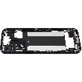 Mid-Frame Housing W/ Charging Port Flex & Small Parts  For iPhone Air (US Version) (Used OEM Pull: Grade A) (Space Black)