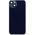 Back Glass w/ MagSafe Magnet & NFC & Flashlight Flex For iPhone 14 Plus (Quality - OEM Pull C) (Midnight)