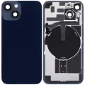 Back Glass w/ MagSafe Magnet & NFC & Flashlight Flex For iPhone 14 (Quality - OEM Pull C) (Midnight)