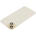 Back Glass w/ MagSafe Magnet & NFC & Flashlight Flex For iPhone 15 Plus (Used OEM Pull: Grade B) (Yellow)
