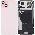 Back Glass w/ MagSafe Magnet & NFC & Flashlight Flex For iPhone 15 Plus (Quality - OEM Pull C) (Pink)