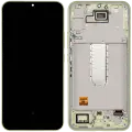 OLED Assembly With Frame Compatible For Samsung Galaxy A34 5G (A346 / 2023) (Service Pack) (Lime)
