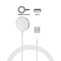 USB-A Magnetic Watch Charging Cable (3.3 ft.) For All Watch Series (OEM Grade D) (Bulk Packaging)
